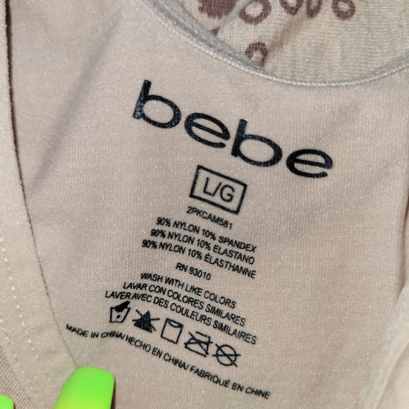 BNWOT Bebe Shapewear Shaping Camisole Tank Tops - Picture 6 of 10